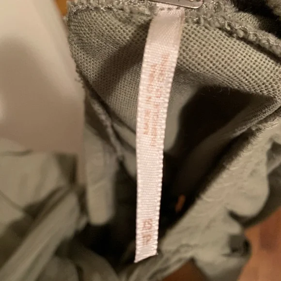 Free People Easy Street wrap romper in green XS - Picture 7 of 10